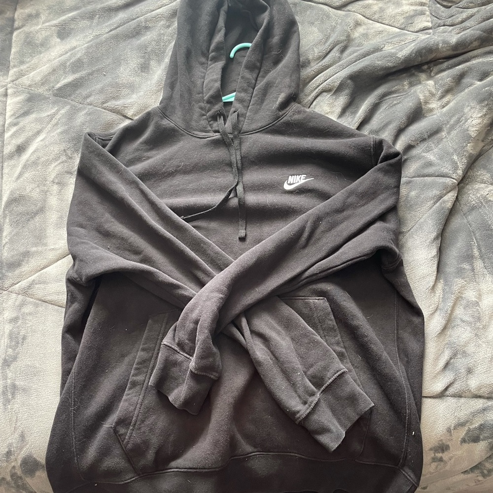 AUTHENTIC, Black Nike hoodie , Size Large men’s